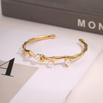 Fashion Design Stainless Steel Opening Bracelet