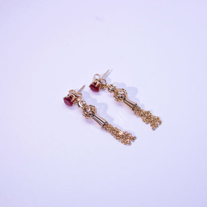 Diamond Tassel Earrings Eardrops
