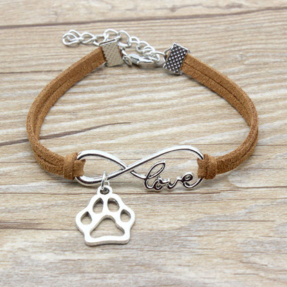Hand-woven Infinite Love Pet Bracelet