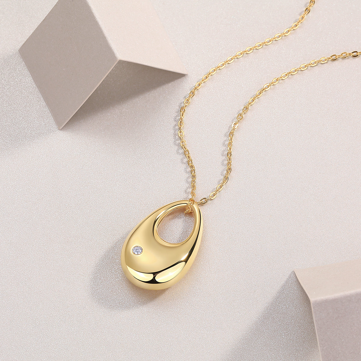 Trendy Diamond Pendant