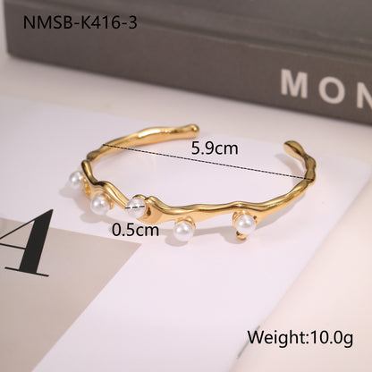 Fashion Design Stainless Steel Opening Bracelet