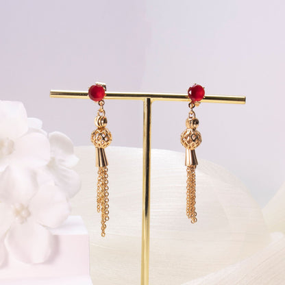 Diamond Tassel Earrings Eardrops