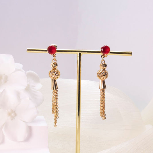 Diamond Tassel Earrings Eardrops