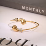 Fashion Design Stainless Steel Opening Bracelet