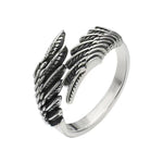 Angel Wings Silver Ring