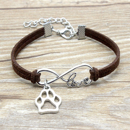 Hand-woven Infinite Love Pet Bracelet