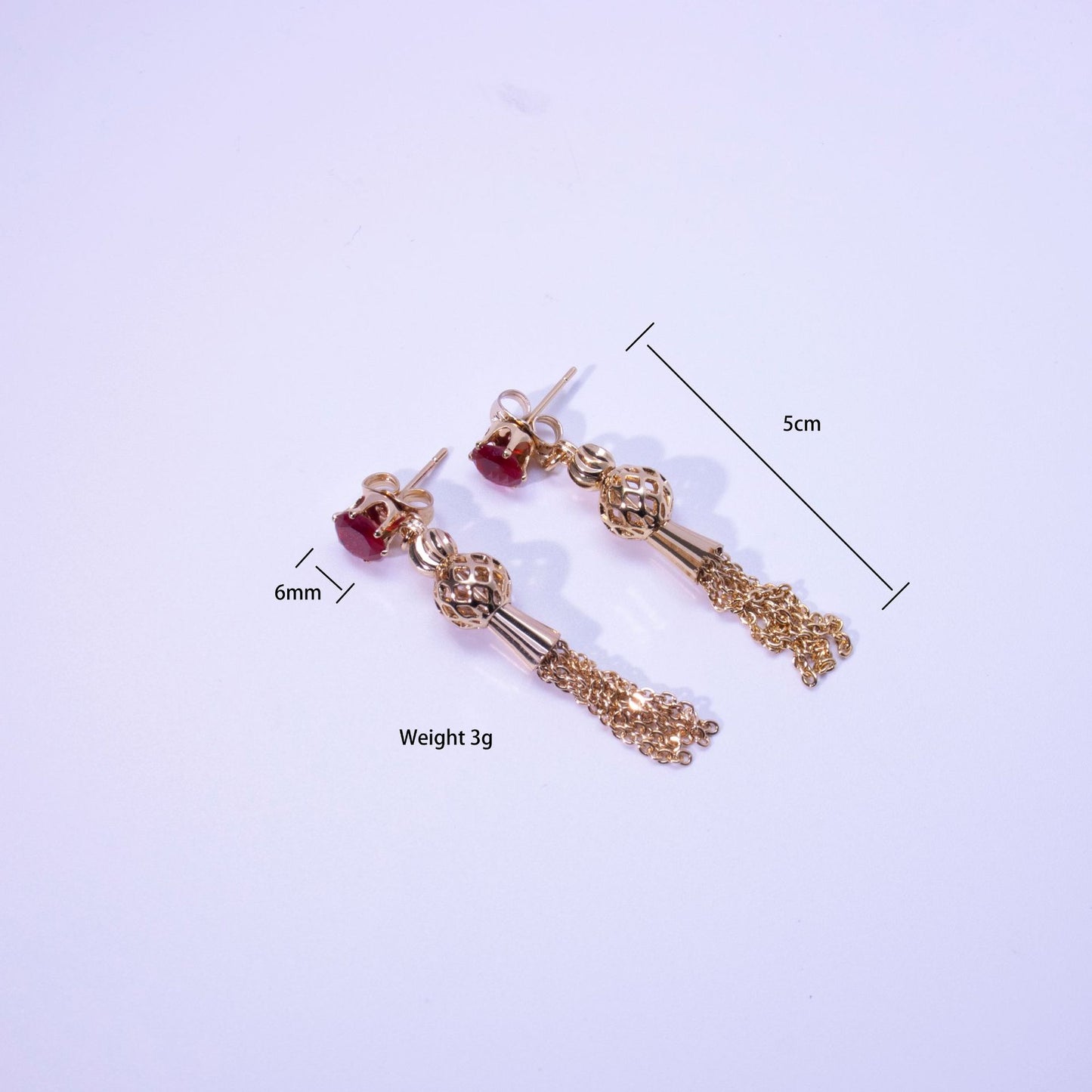 Diamond Tassel Earrings Eardrops