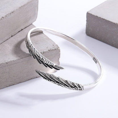 Angel Wings Silver Ring