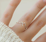 Mountain-shaped  Ring