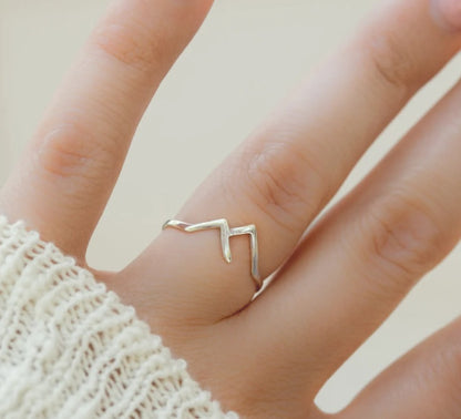 Mountain-shaped  Ring