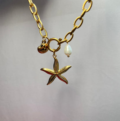 Starfish Pearl Bracelet