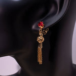 Diamond Tassel Earrings Eardrops
