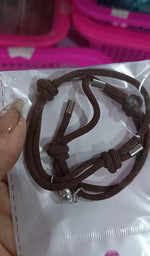 Simple Nylon Love Magnetic Bracelet