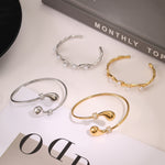 Fashion Design Stainless Steel Opening Bracelet