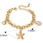 Starfish Pearl Bracelet